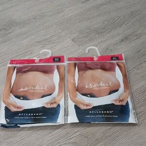 2 Isabel Bellaband Maternity Bands Black in Color Sz M/L NWT (Pant size 8-14)